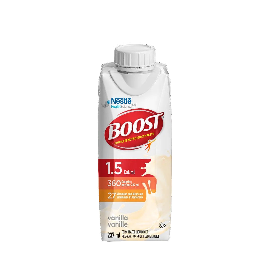 Boost 1.5 Plus Calories 237ml Vanilla Concentrated Gluten-free