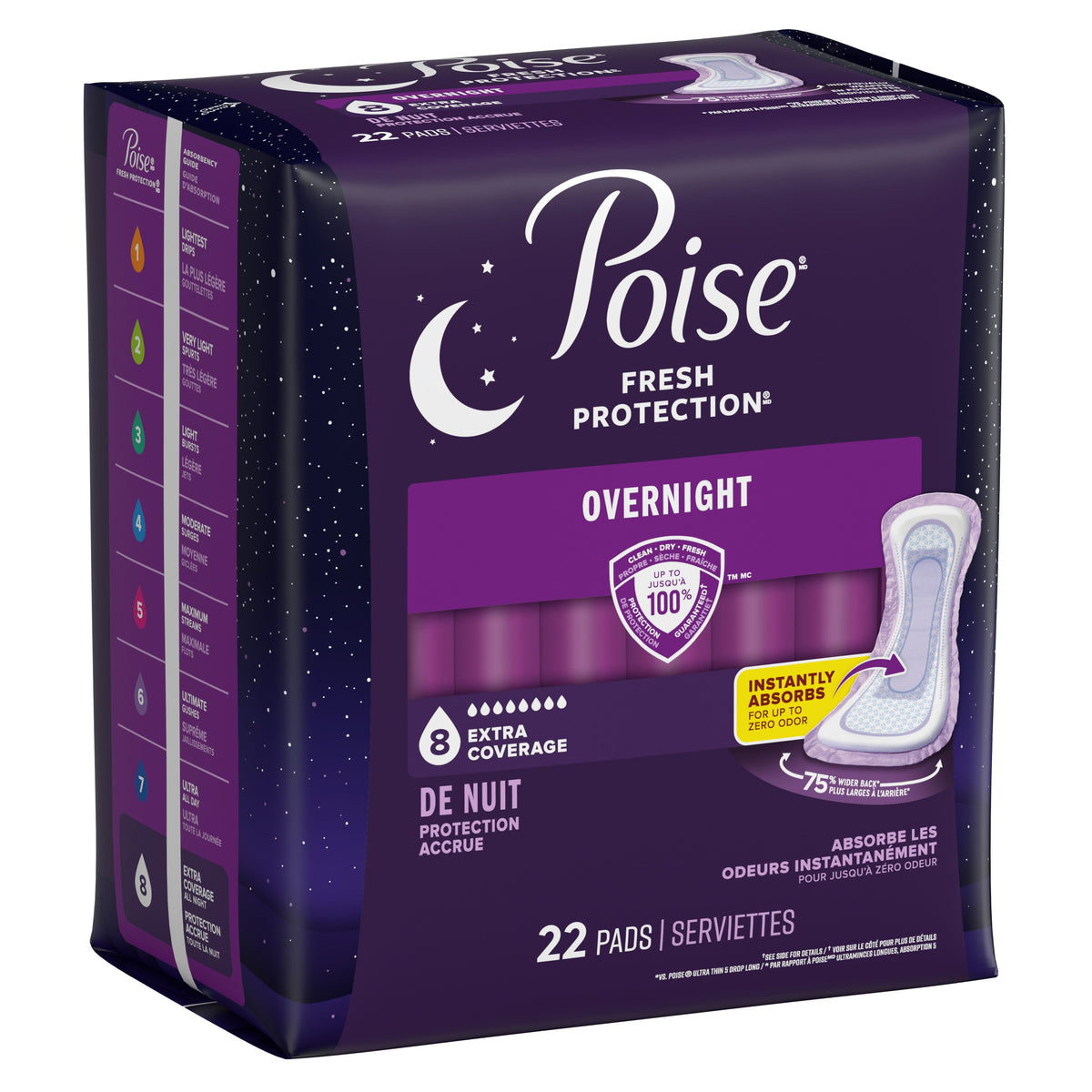 Fresh Protection™ Overnight Incontinence Pads for Women