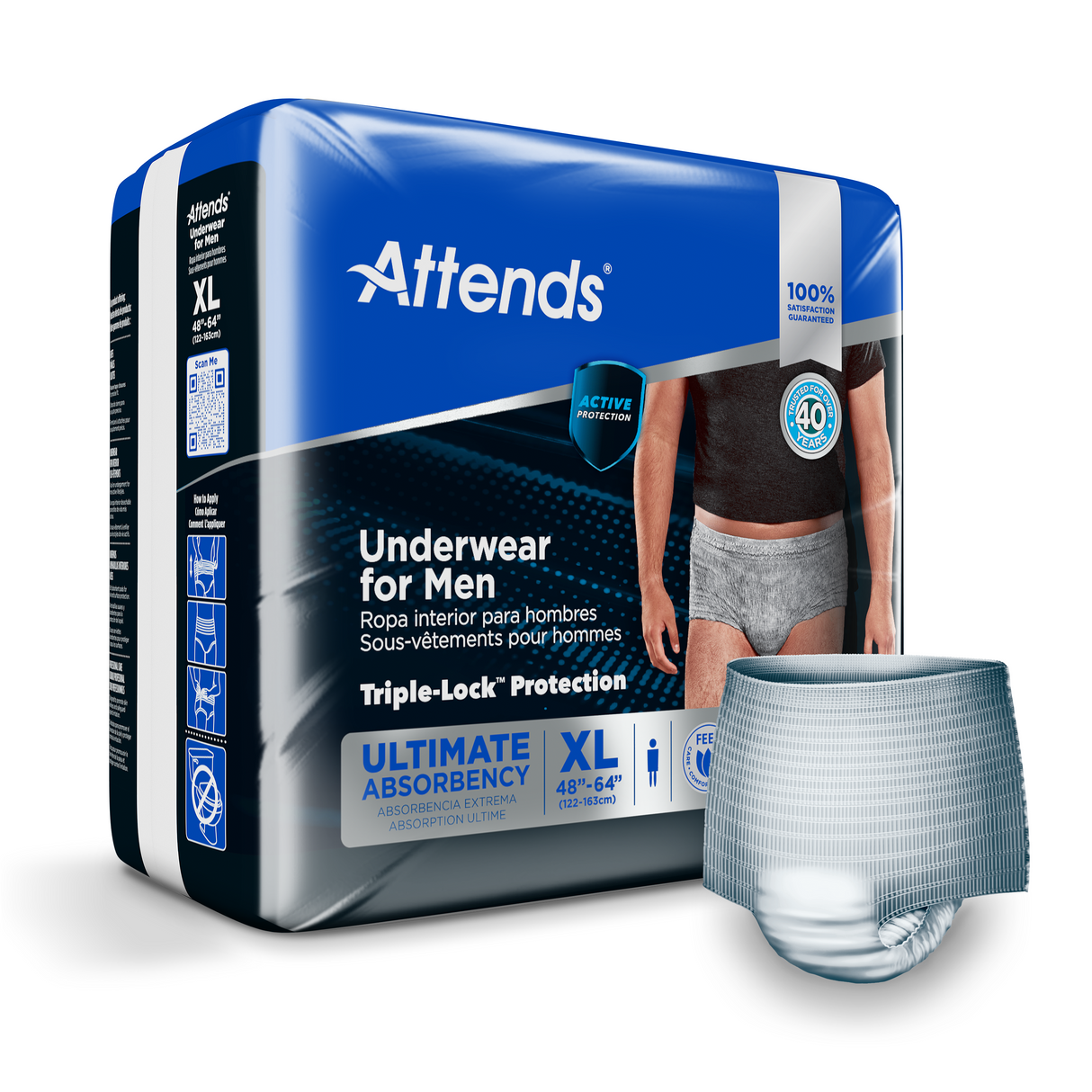Attends Men's Underwear - Extra Large