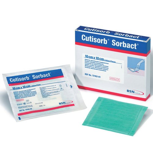 Cutimed Sorbion Sorbact Antimicrobial Dressing with Dacc, Sterile, 20cm x 20cm