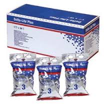 BX/10 DELTA-LITE PLUS FIBERGLASS CAST TAPE 7.5CM X 3.6M, DARK BLUE - 10cm / 3.6m