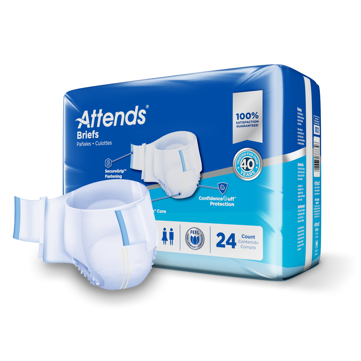 Attends Briefs Ultimate Absorbency - Medium