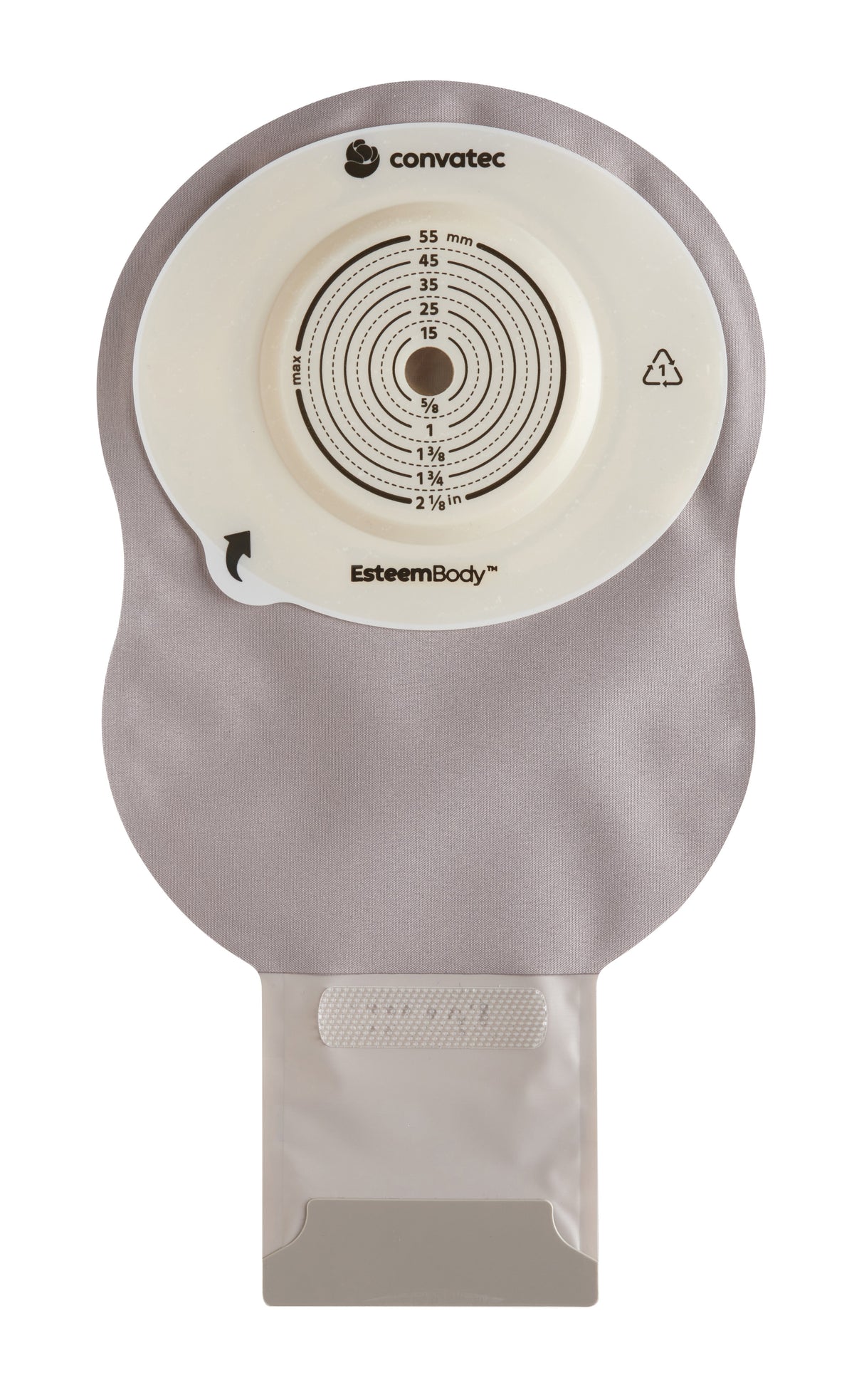 Esteem Body® Soft Convex One-Piece Drainable Pouch - Clear