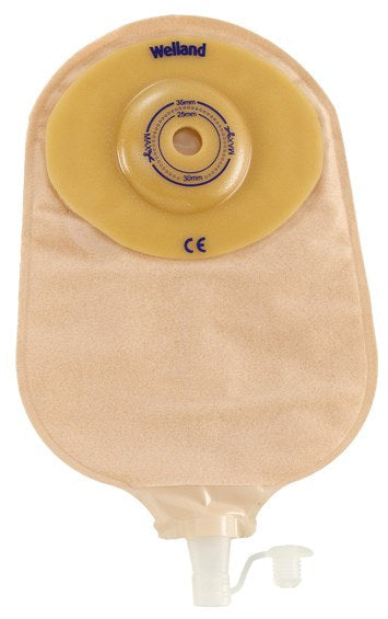 HOL 84398 BX/5 PREMIER ONE PIECE UROSTOMY, FLEXTEND, W/ CONVEX, CUT TO FIT, UP TO 1 1/2IN (38MM), BEIGE