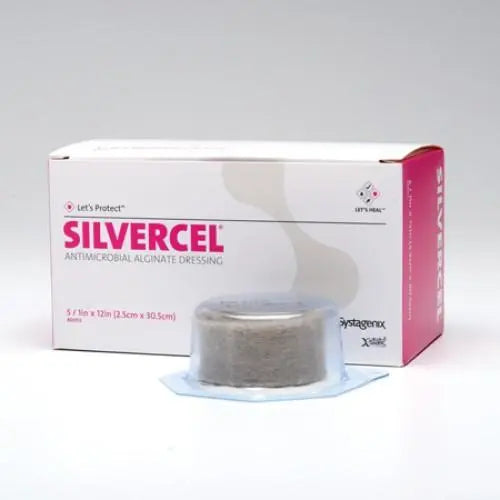 Silvercel Hydro-Alginate Antimicrobial Dressing W/ Silver (2.5 X 30.5)Cm Rope - Box Of 5
