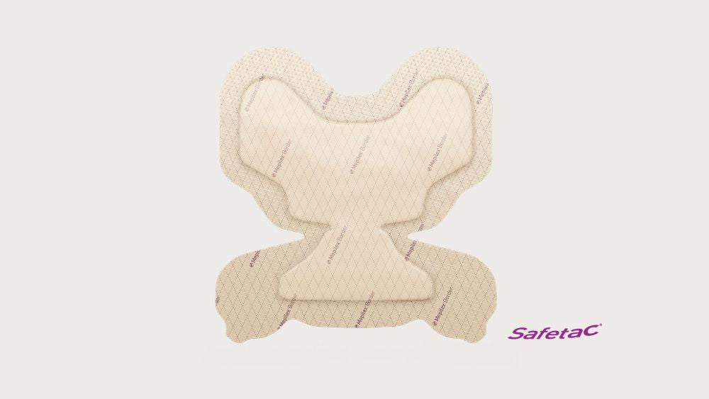 BX/10 MEPILEX WITH BORDER HEEL DRESSING, 22CM X 23CM - 22×23cm / 22cm
