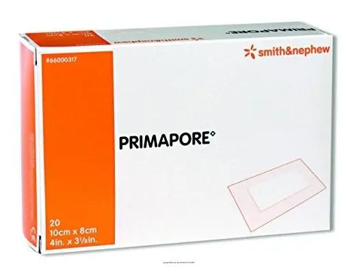 Primapore Low-Adherent Post-Op Island Dressing, Size 10Cm X 8Cm - 15×8cm / 15cm