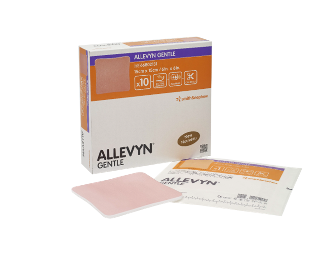 Allevyn Gentle Foam Dressing, Size 10 X 10cm