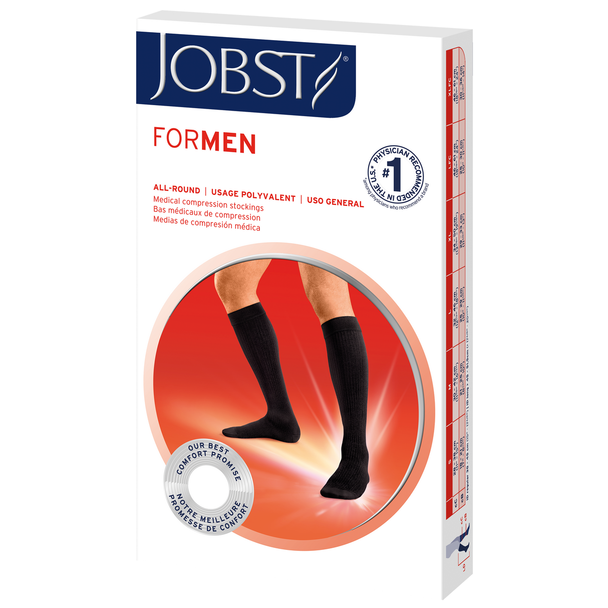 JOBST® forMen SoftFit Knee High - 20-30 mmHg
