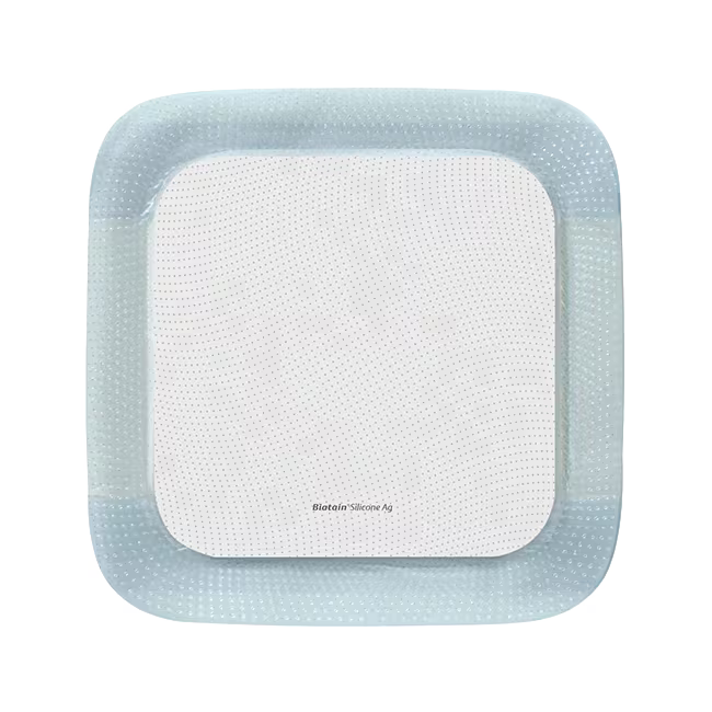 BX/5 BIATAIN SILICONE AG, 5IN X 5IN (12.5CM X 12.5CM) - 12.5×12.5cm / 5×5in