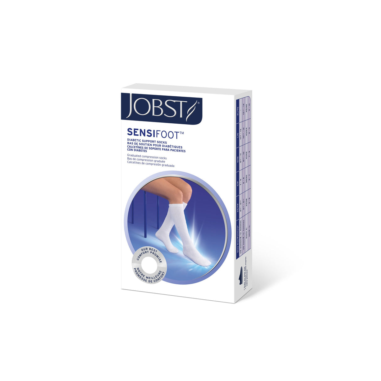 JOBST® SensiFoot Knee High - 8-15 mmHg