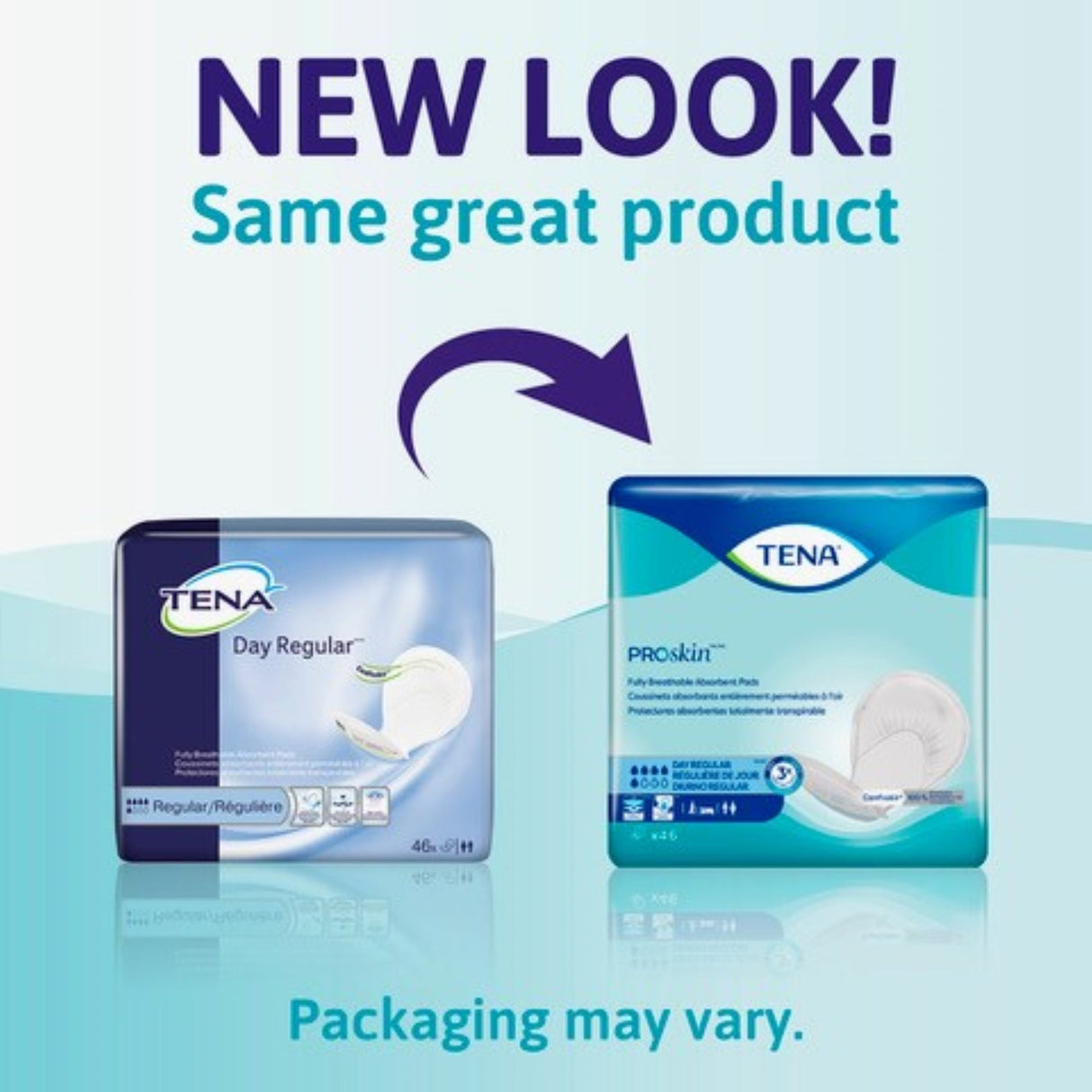 TENA ProSkin Day Regular Absorbent Pads Moderate Absorbency