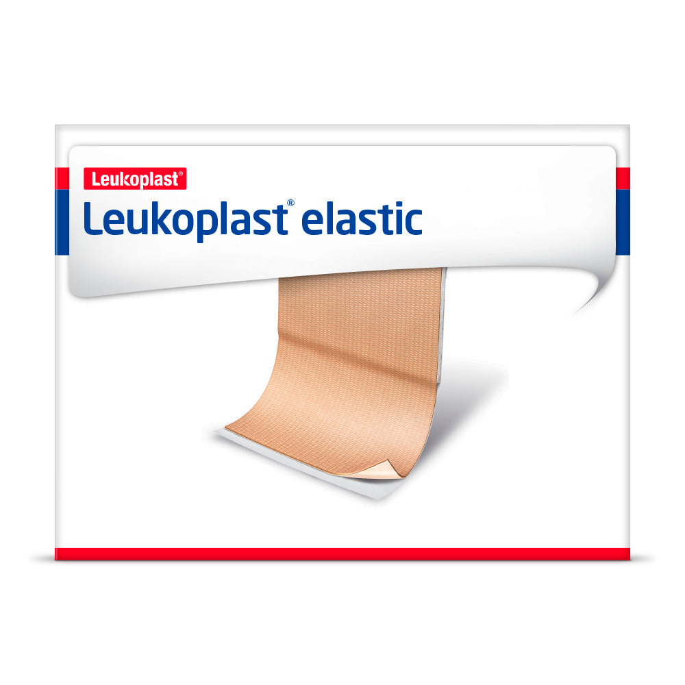 Leukoplast Elastic Fabric Adhesive Bandages, Patch 1.5 x 2 in., Box of 100
