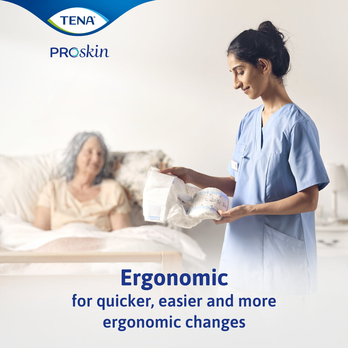 TENA ProSkin Flex Super Belted Incontinence Brief, Heavy Absorbency