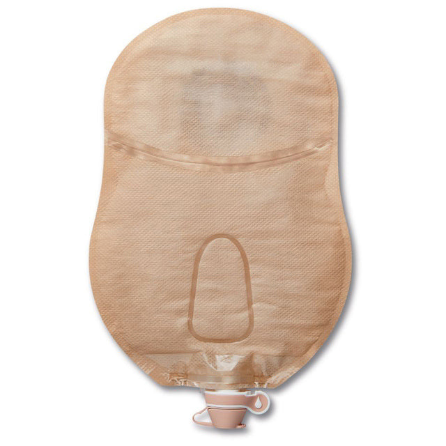 CeraPlus™ One-Piece Urostomy Pouch - Soft Convex Skin Barrier With Tape Border