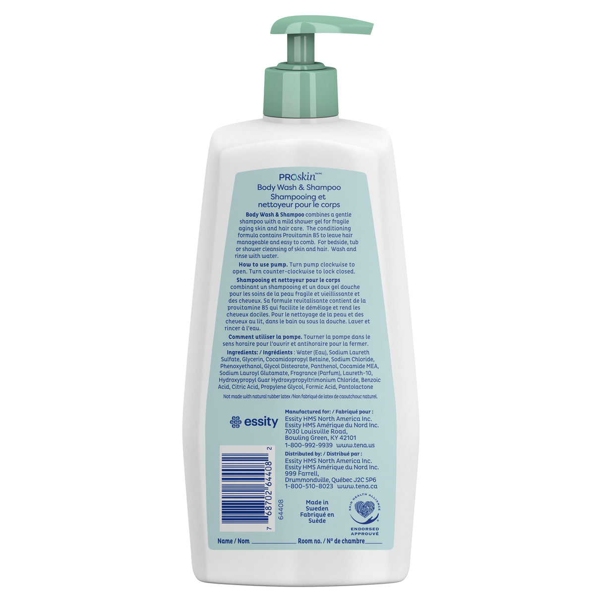 TENA ProSkin Body Wash & Shampoo