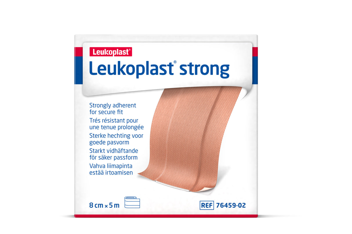 Leukoplast Strong Fabric adhesive dressings Beige 8 cm x 5 m