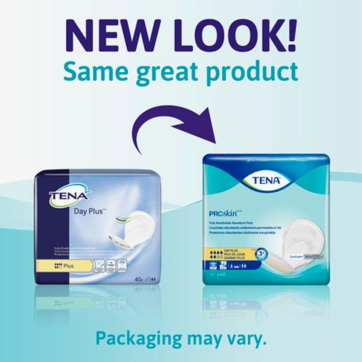 TENA ProSkin Day Plus Absorbent Pads, Heavy Absorbency