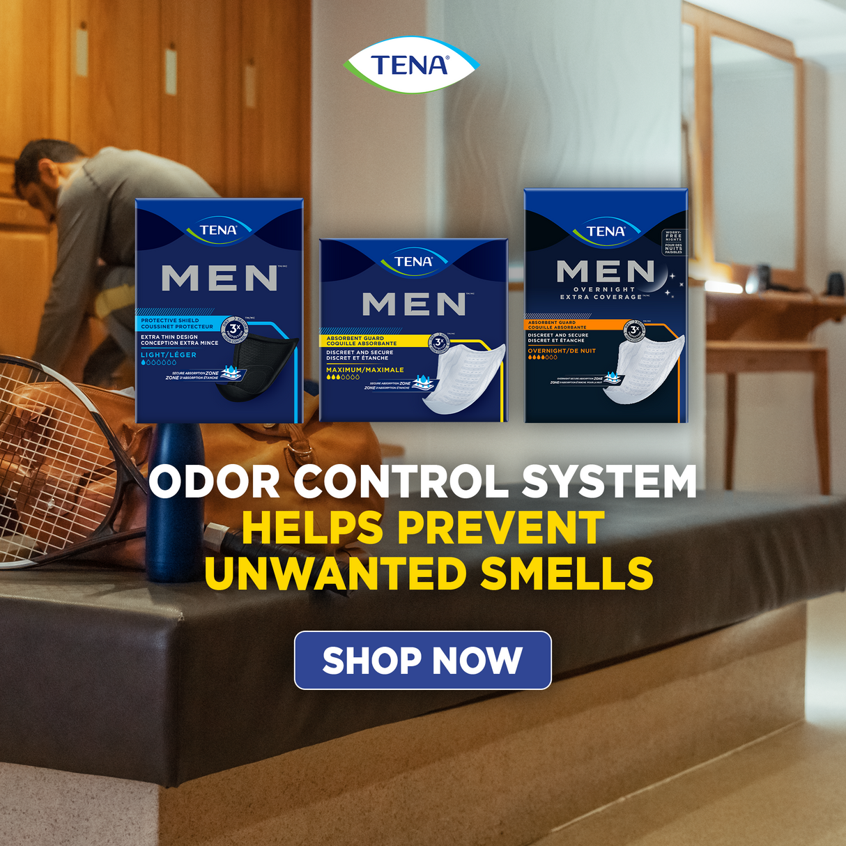 TENA Men Maximum Guard Pad for Men, Maximum Absorbency