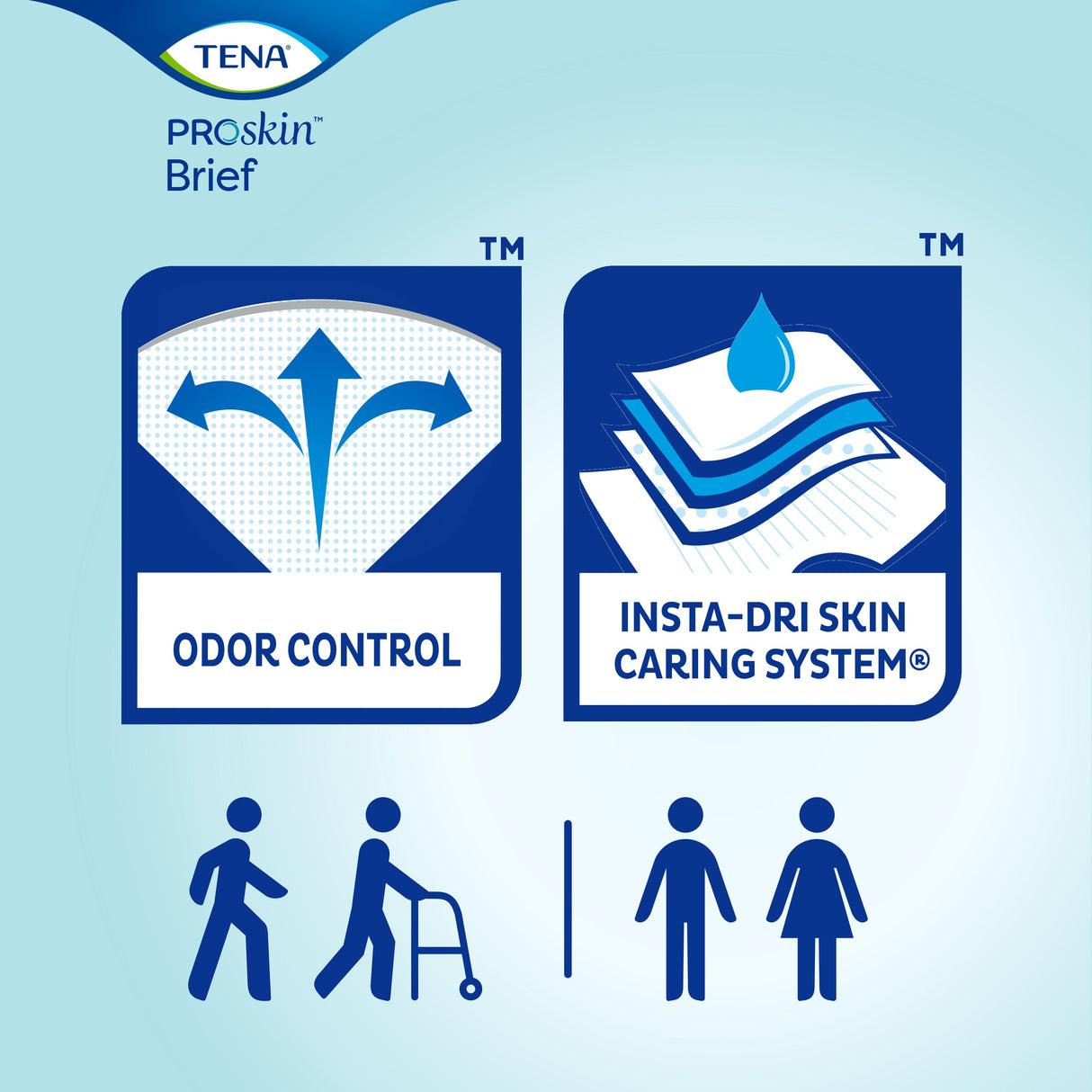 TENA ProSkin Ultra Incontinence Brief, Heavy Absorbency