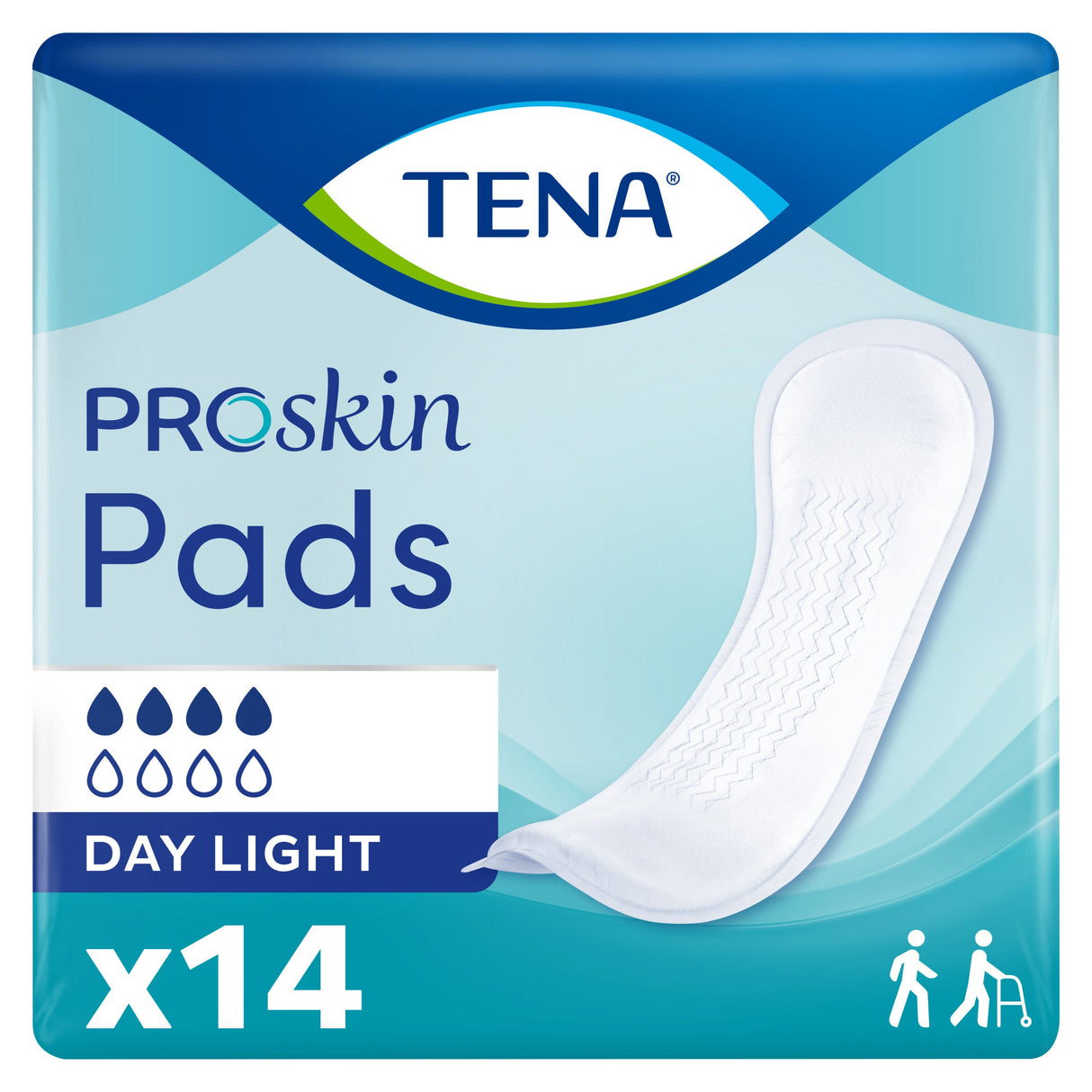 TENA ProSkin Day Light Incontinence Pad, Light Absorbency