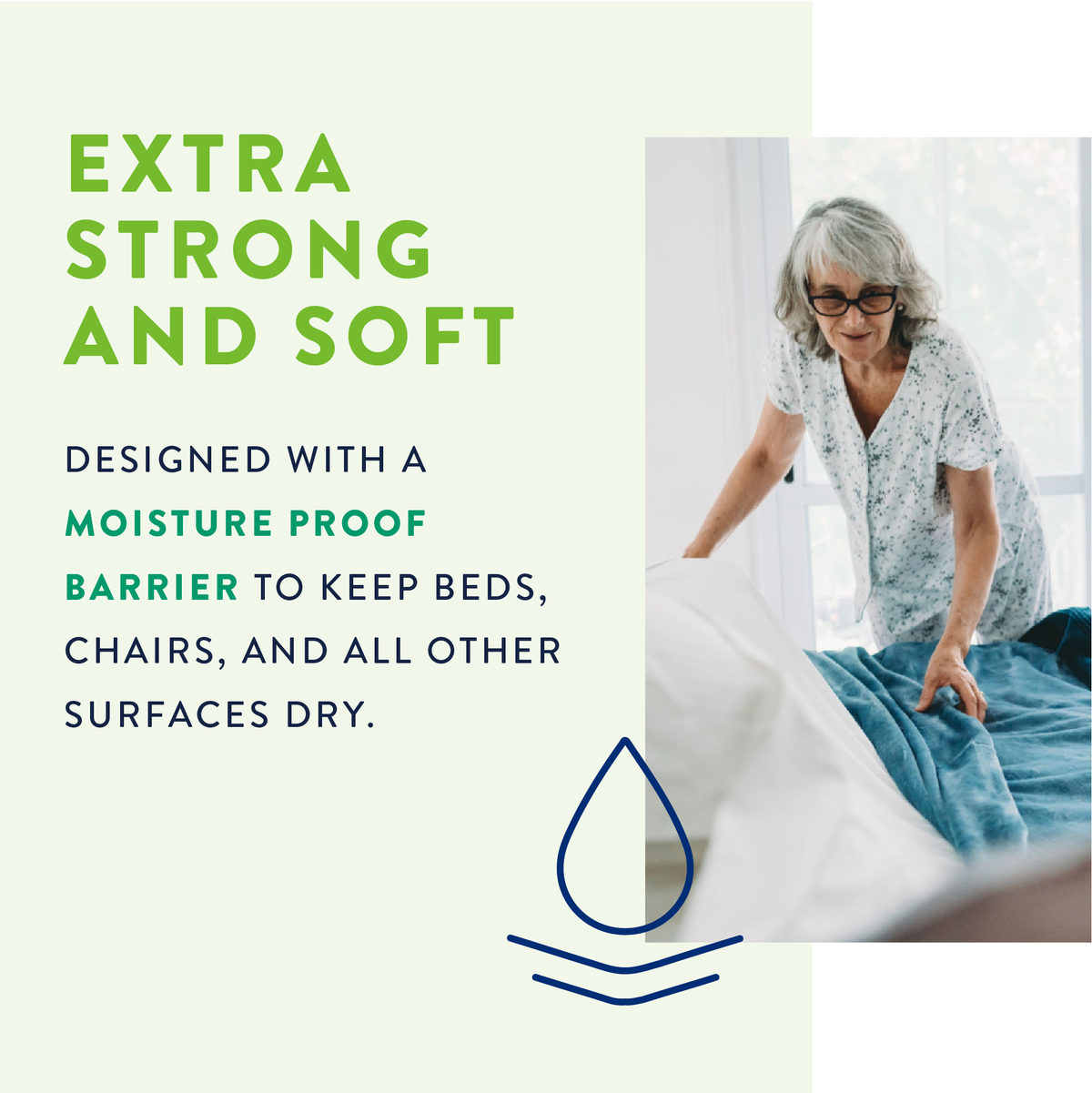 Prevail® Incontinence Underpads, Super Absorbent