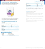 Nestle Thickenup Instant Food Thickener, Original 227g — Nutrition information