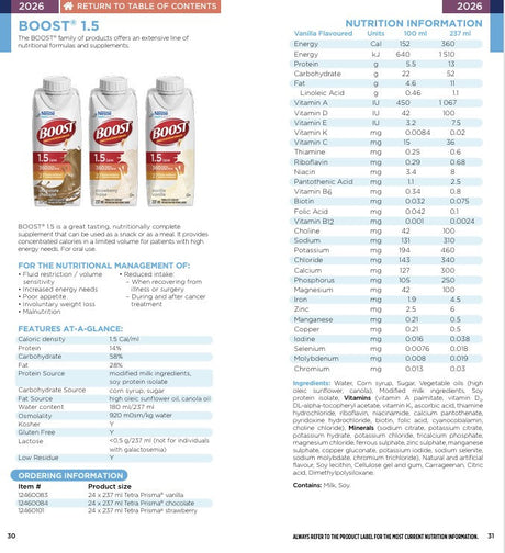 12460083, 12460084, 12460101_BOOST 1.5_NUTRITION INFORMATION