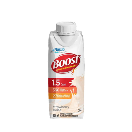 Boost 1.5 Plus Calories 237ml Strawberry Concentrated Gluten-free