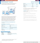 Thickenup Clear Powder 125g (4.4oz) Instant Odourless Tasteless Low-calorie Lump-free — Nutrition information