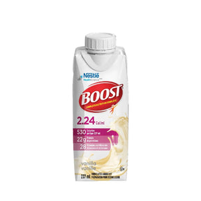 Boost 2.24 Vanilla 237ml HAS 530 Calories 22g Protein 28 Vitamins & Minerals 13g Sugar Tetra P