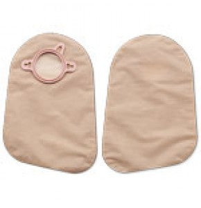 Hollister 18353 New Image Closed Pouch 7" Beige No Filter Flange 57mm 2 1/4" Box/30