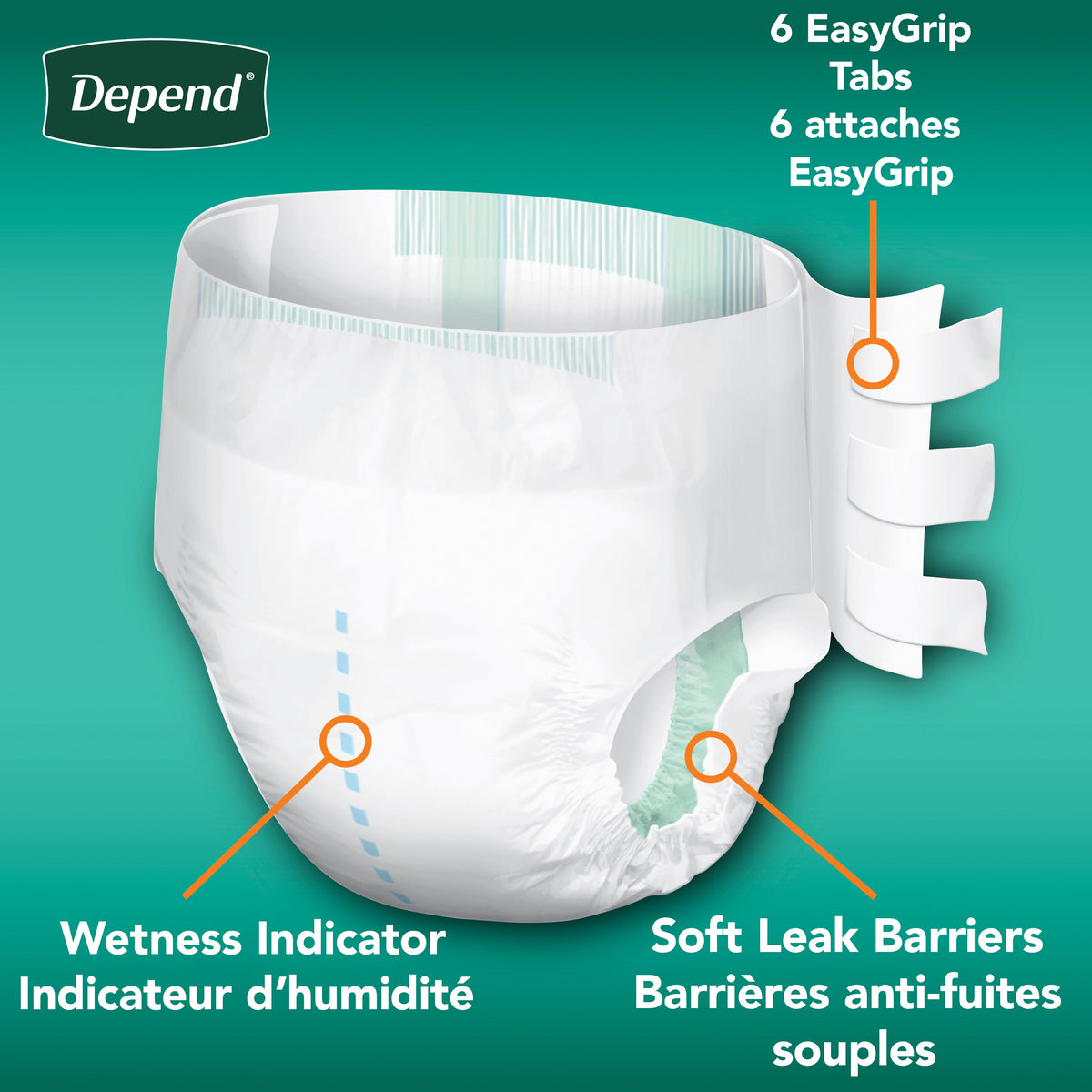 Protection with Tabs Disposable Adult Incontinence Underwear