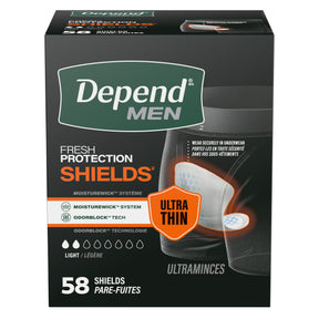 Fresh Protection™ Incontinence Shields for Men
