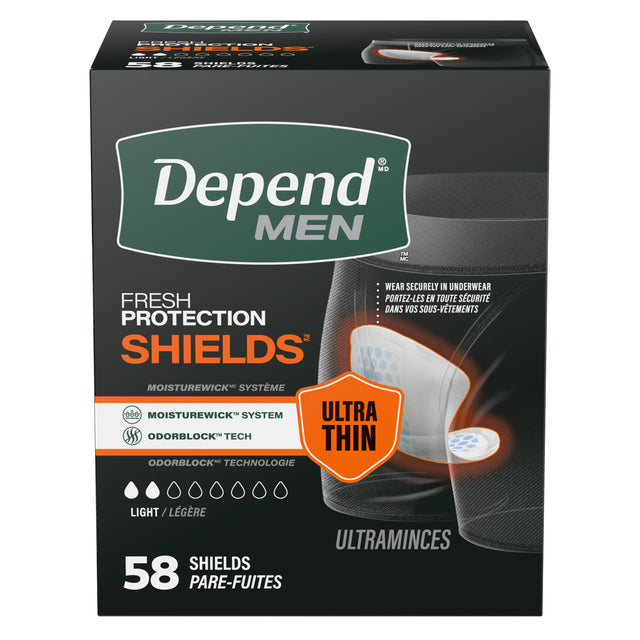 Fresh Protection™ Incontinence Shields for Men