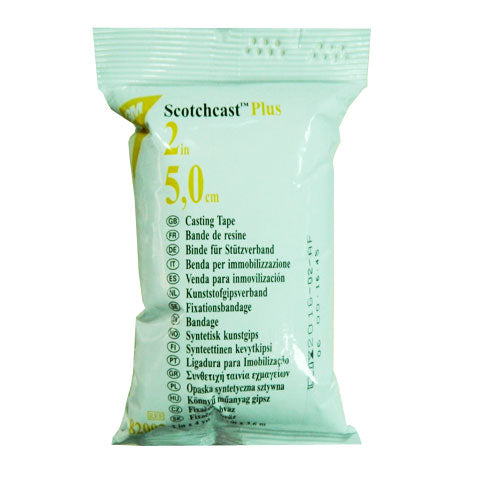 3M 82002 (CS10)  EA/1 TAPE PLUS CAST 2IN X 4YDS WHT