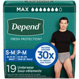 Fresh Protection™ Adult Incontinence Underwear for Men - S/M / 19