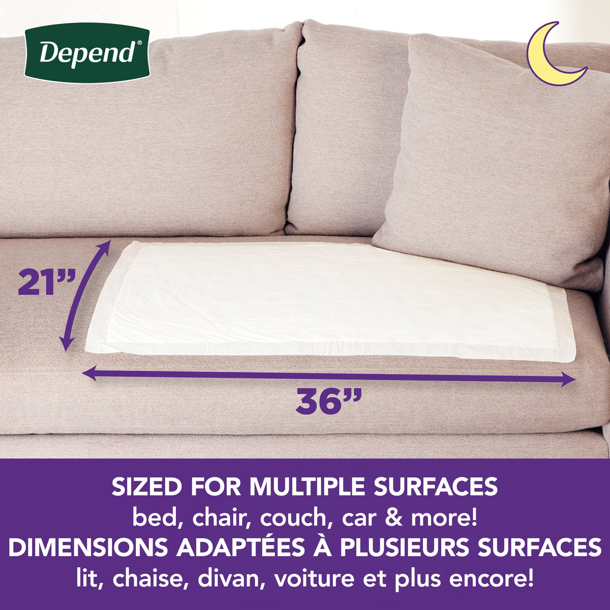 Night Defense® Incontinence Underpads for Adults