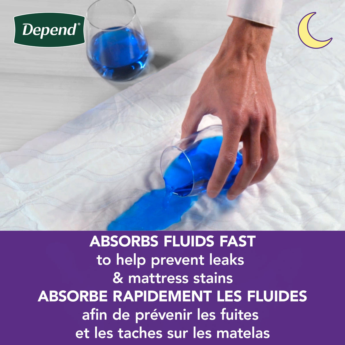 Night Defense® Incontinence Underpads for Adults
