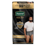 Real Fit® Incontinence Underwear for Men - L / XL / 20