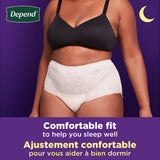 Night Defense® Adult Incontinence Underwear for Women - S