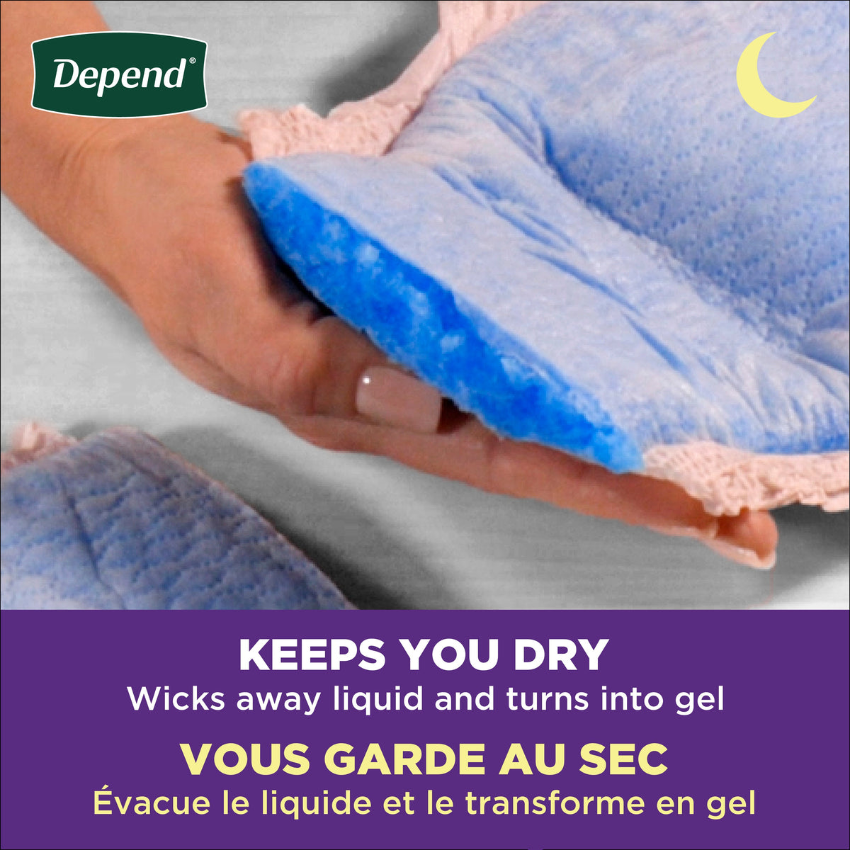 Night Defense® Adult Incontinence Underwear for Women - S