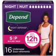 Night Defense® Adult Incontinence Underwear for Women - S