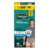 Fresh Protection™ Adult Incontinence Underwear for Men - XL / 26
