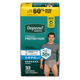 Fresh Protection™ Adult Incontinence Underwear for Men - S/M / 32