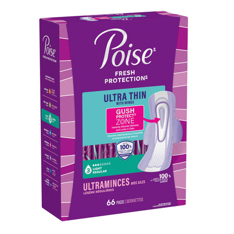 Fresh Protection™ Ultra Thin Incontinence Pads with Wings for Women