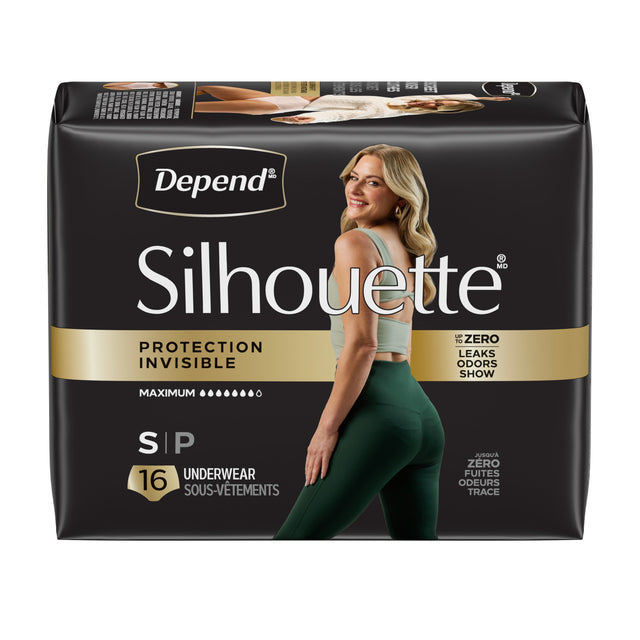 Silhouette® Adult Incontinence Underwear for Women - S / 16