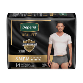 Real Fit® Incontinence Underwear for Men - S / M / 14