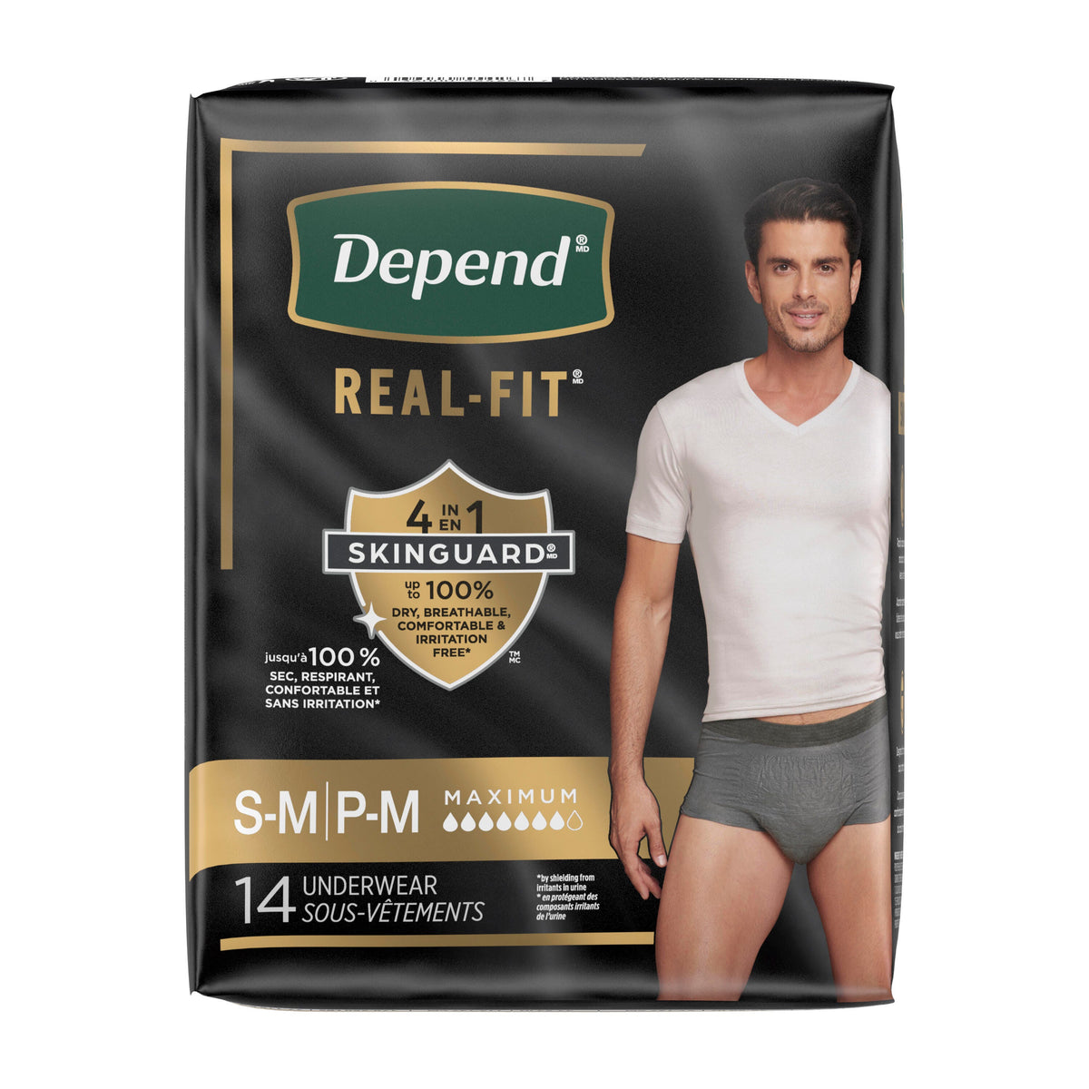 Real Fit® Incontinence Underwear for Men