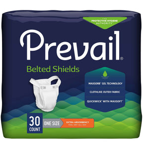 Prevail® Belted Shields Extra Absorbency